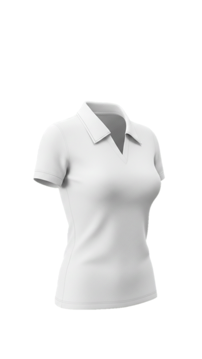Ladies Plain White Polo Shirts