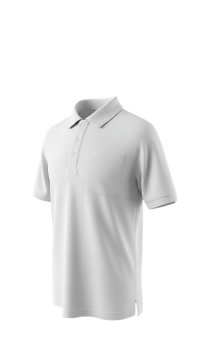 Men Plain White Polo Shirts
